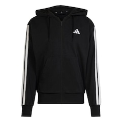 Blusão adidas Capuz Zíper Essentials Três Listras - Masculina - Foto 1