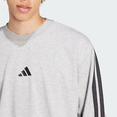 Blusão de Moletinho adidas Essentials Três Listras - Masculino - Foto 7