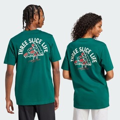 Camiseta adidas Estampada Lounge Pizza - Unissex - Foto 5