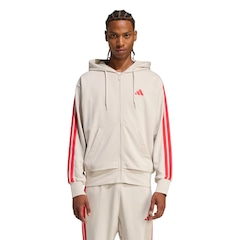 Blusão adidas Capuz Zíper Essentials Três Listras - Masculina - Foto 1