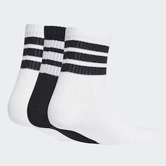 Meias adidas Caneladas 3 Pares Infantis - Infantil - Foto 2
