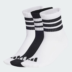 Meias adidas Caneladas 3 Pares Infantis - Infantil - Foto 3
