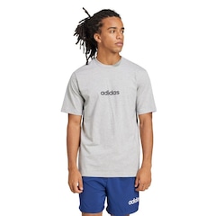 Camiseta adidas Essentials Linear Single Jersey - Masculina - Foto 2