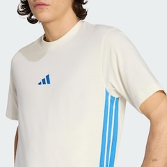 Camiseta adidas Malha Simples Essentials Três Listras - Masculina - Foto 6