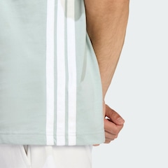 Camiseta adidas Malha Simples Essentials Três Listras - Masculina - Foto 6