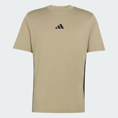 Camiseta adidas Malha Simples Essentials Três Listras - Masculina - Foto 2