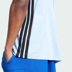 Camiseta adidas Malha Simples Essentials Três Listras - Masculina - Foto 6