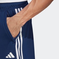 Short adidas Treino Essentials Piquet 3-Stripes - Masculino - Foto 6