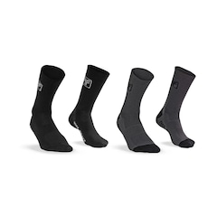 Meia Cano Médio de Ciclismo Free Force - 2 Unidades - Masculina - Foto 1