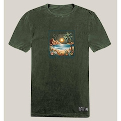Camiseta Wss Estonada Algodão Prime Seaside - Masculina - Foto 1