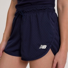 Short New Balance Mesh Small Logo - Feminino - Foto 3