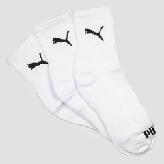 Meia Puma - 3 Pares - Unissex - Foto 1