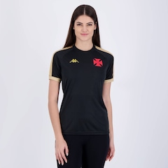 Camisa Kappa Vasco Supporter Gold - Feminina - Foto 1