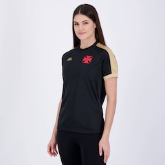 Camisa Kappa Vasco Supporter Gold - Feminina - Foto 3
