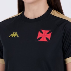 Camisa Kappa Vasco Supporter Gold - Feminina - Foto 5
