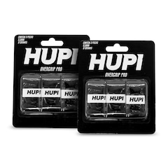 Kit 02 Overgrip HUPI Pro Preto Pack 03 Unidades - Foto 2