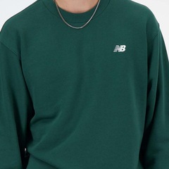 Blusão sem Capuz New Balance Small Logo - Masculino - Foto 4