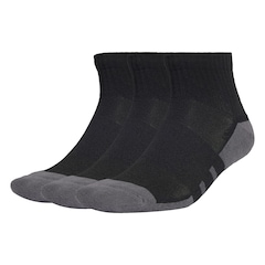 Kit Meiasadidas Cano Médio Essentials Climacool Quarter com 3 Pares Adulto - Foto 1
