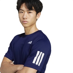 Camiseta adidas Club Tennis Climacool Três Listras Masculina - Foto 3