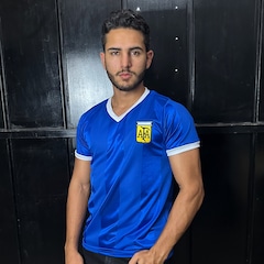 Camisa Retrômania Argentina 1986 Away - Masculino - Foto 3