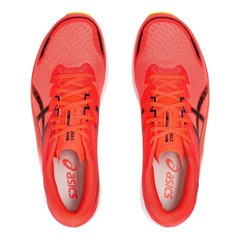 Tênis Asics Hyper Speed 3 Corrida Coral e Preto - Masculino - Foto 4