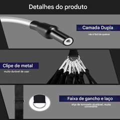 Kit Multi Extensores Elásticos Gold Sports Super Pro até 70Kgs - Foto 4