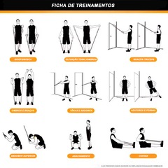 Kit Multi Extensores Elásticos Gold Sports Super Pro até 70Kgs - Foto 7