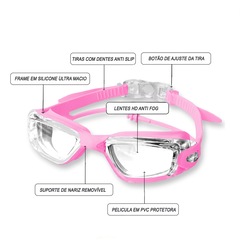 Oculos De Natação Gold Sports Legend V - High Definition - Foto 2