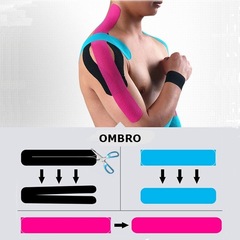 Bandagem Elástica Gold Sports Adesiva Neuromuscular - Foto 5