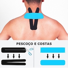 Bandagem Elástica Gold Sports Adesiva Neuromuscular - Foto 6