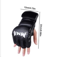 Luva De Treino Gold Sport Sparring Muay Thai MMA Boxe Bandagem Rápida - Foto 4