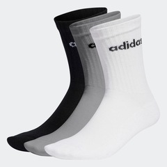 Kit Meias Linear Crew Cushioned com 3 Pares - Adulto - Foto 1