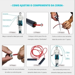 Corda Speed Crossfit Spank Ajustável com Rolamento - Foto 6