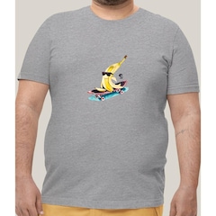 Camiseta Plus Size Masculina WSS Radical Banana - Foto 1