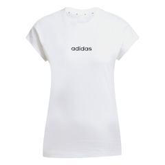 Camiseta adidas Essentials Linear - Feminina - Foto 1