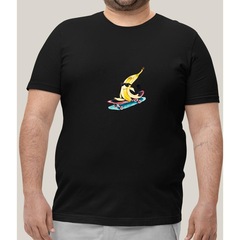 Camiseta Plus Size Masculina Prime WSS Brasil Radical Banana - Foto 1