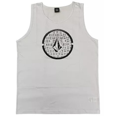 Camiseta Regata Volcom Circle Texture SM25 - Masculina - Foto 1