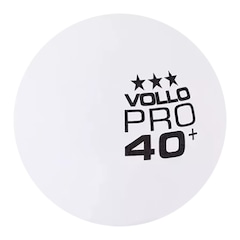 Bola Tênis de Mesa Vollo 3 Estrelas Pró 40+ - Unissex - Foto 2