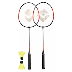 Kit Badminton Vollo VB003 2 Raquetes e 2 Petecas - Foto 1
