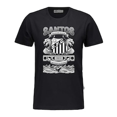 Camiseta do Santos Surf Center Nascer, Viver e No Santos Morrer - Infantil - Foto 1