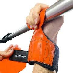 Luva de Grip Profissional Seguranca e Conforto para Crossfit Academia e MusculaÇão Laranja - Foto 2