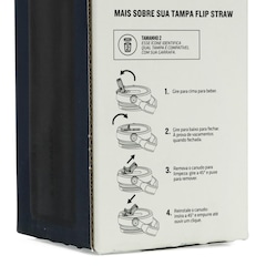 Garrafa Térmica Stanley Flip Straw Heat Wave - 710ml - Foto 8