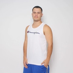 Camiseta Regata Champion Script Bordado - Masculina - Foto 2