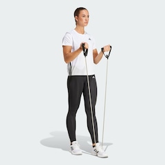 Camiseta Treino adidas Essentials 3-Stripes - Feminina - Foto 3