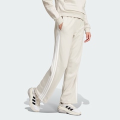 Calça Moletinho adidas Barra Aberta Essentials Três Listras - Feminina - Foto 5