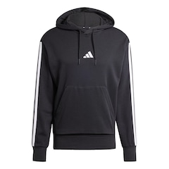 Blusão de Moletinho Capuz adidas Essentials 3-Stripes - Masculino - Foto 1
