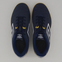 Chuteira Umbro Attak Eternal Futsal Marinho e Bran - Foto 4