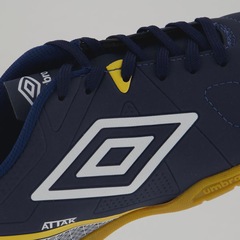 Chuteira Umbro Attak Eternal Futsal Marinho e Bran - Foto 7