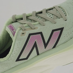 Tênis New Balance Fresh Foam X More V5 Feminino Verde - Foto 7