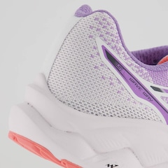 Tênis Mizuno Wave Way 5 Feminino Branco e Roxo - Foto 6